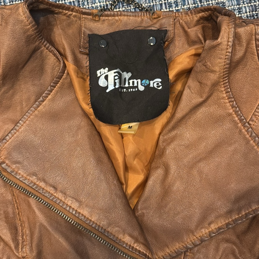 Pleather brown jacket - Picture 2 of 2